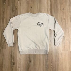 Taylor Hawkins Foo Fighters Memorial Concert Tribute Sweatshirt Pullover Sz M